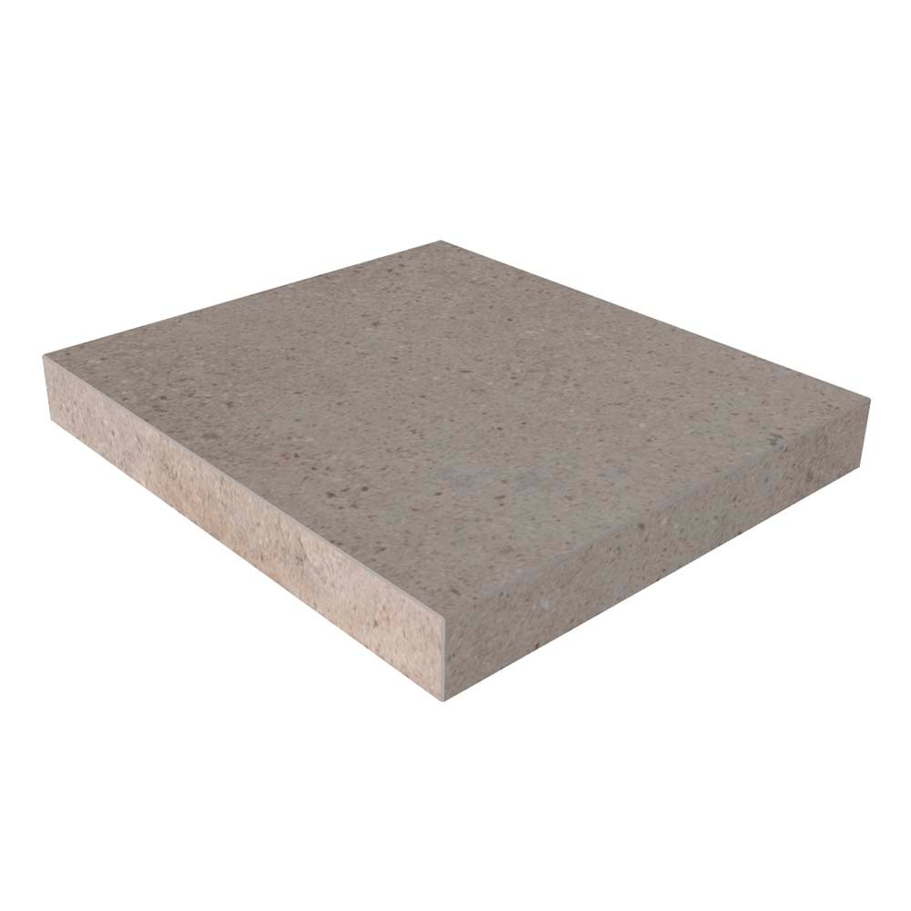 Cтупень угловая loft LIFEBRICK OUTDOOR CONCRETE METALLIC LIGHT