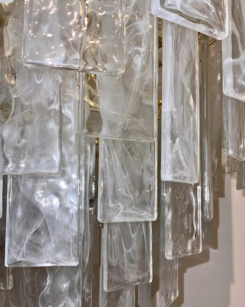 Золотая люстра “Дидро”