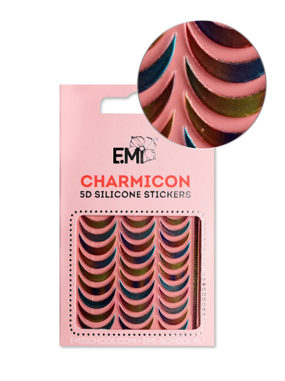 Charmicon 3D Silicone Stickers №101 Лунулы