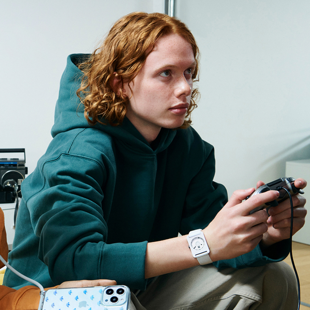 Adidas Originals Wrist Watch Quartz Movement Nylon Strap Black Dial Unisex