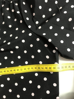 Платье на запАх в горошек, визуально 46/48 размер