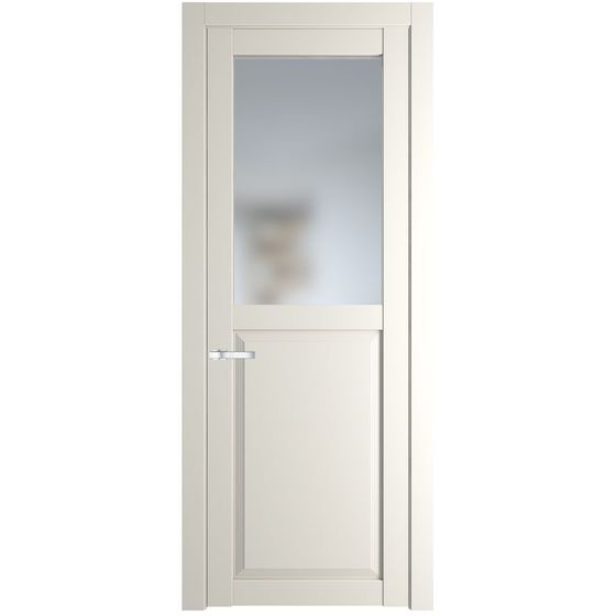 Межкомнатная дверь эмаль Profil Doors 2.6.2PD перламутр белый стекло матовое