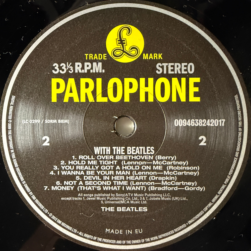 The Beatles ‎– With The Beatles (Европа 2012г.)