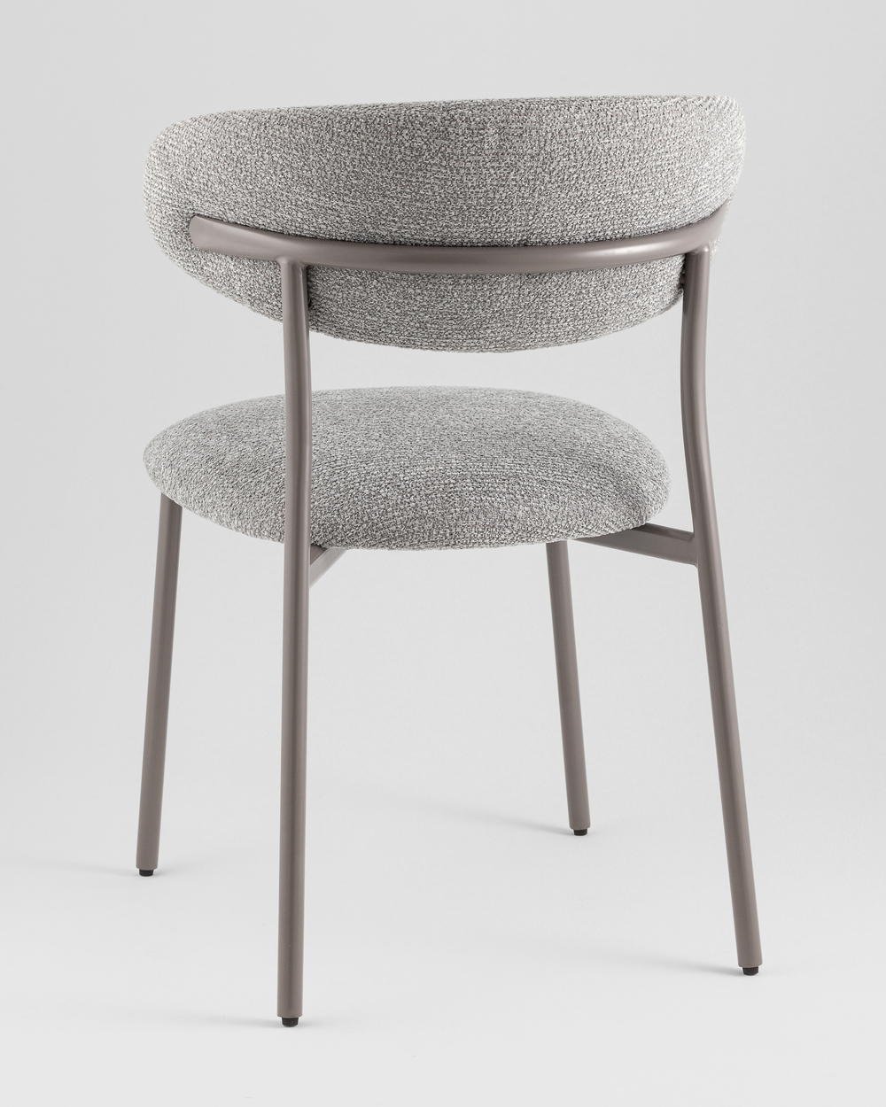 Стул обеденный Ayla серый серые ножки