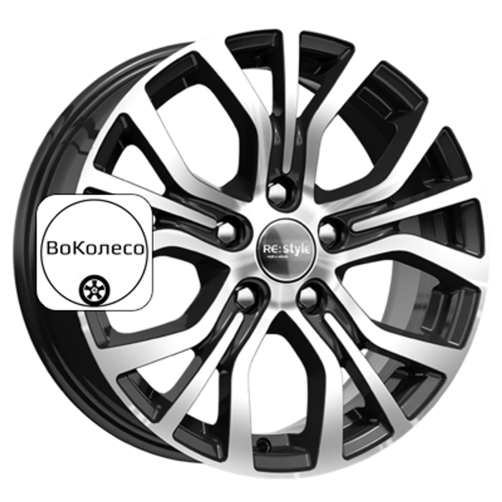 6,5x16/5x114,3 ET38 D67,1 КС736 Алмаз черный K&K