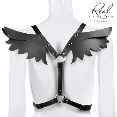 Роскошная портупея с крыльями (Цвет: черный)