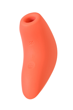 Вакуум-волновой стимулятор клитора Satisfyer Magnetic Deep Pulse, силикон, абрикосовый, 11,6 см