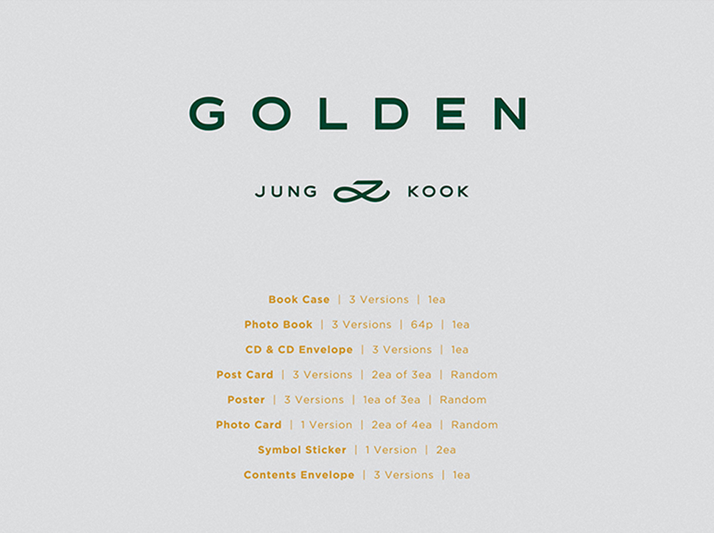 Альбом Jungkook (BTS) - GOLDEN [С небольшим дефектом]