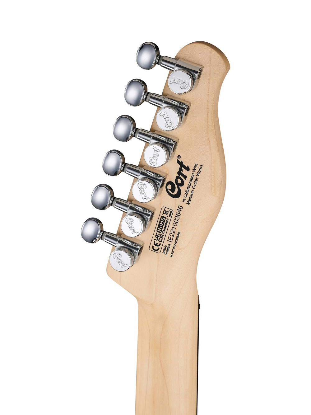 MBM-2H-LH-SBLK META Series Электрогитара, леворукая, черная, Cort