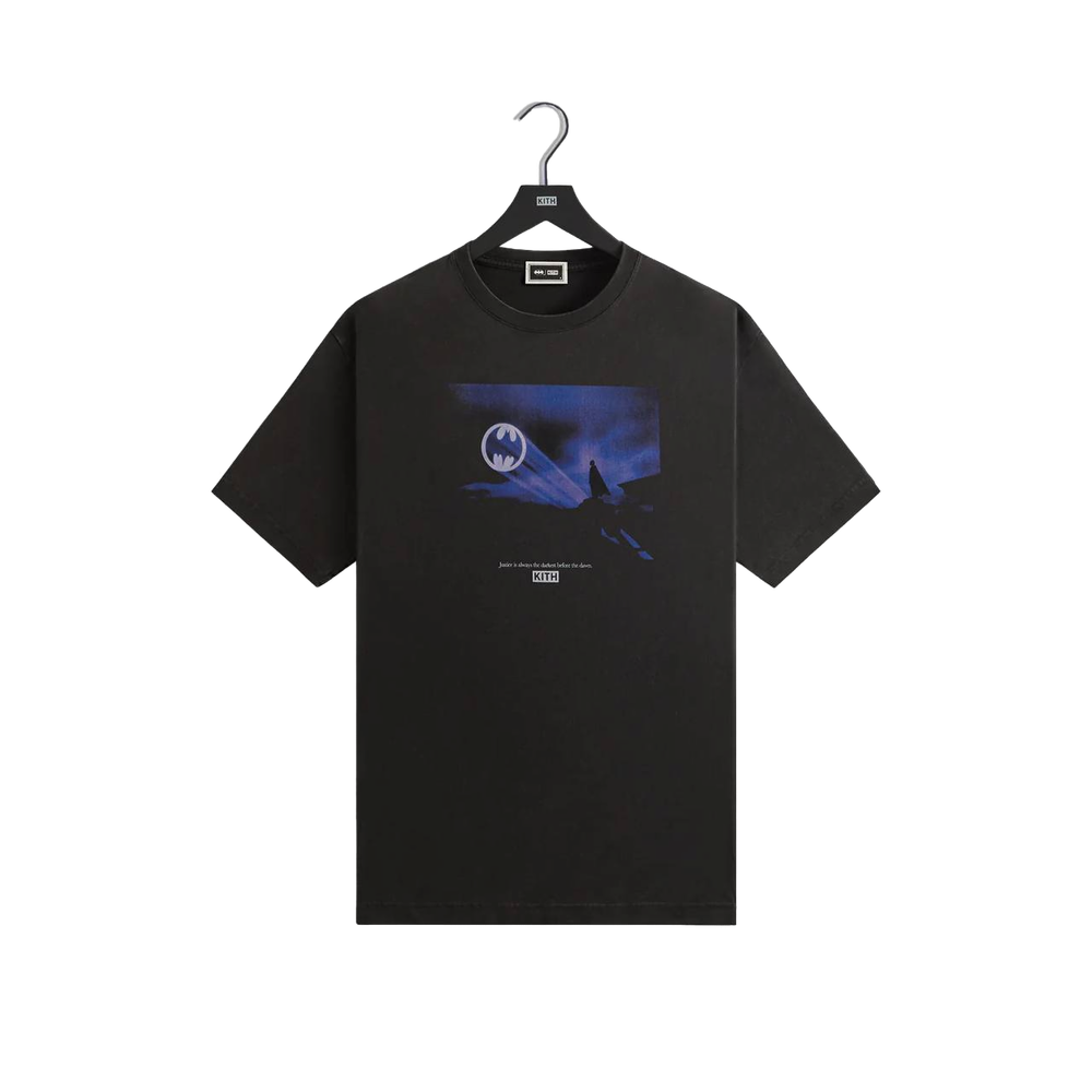 Футболка KITH x BATMAN Justice Vintage Black Tee