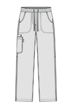 Женские медицинские брюки прямые