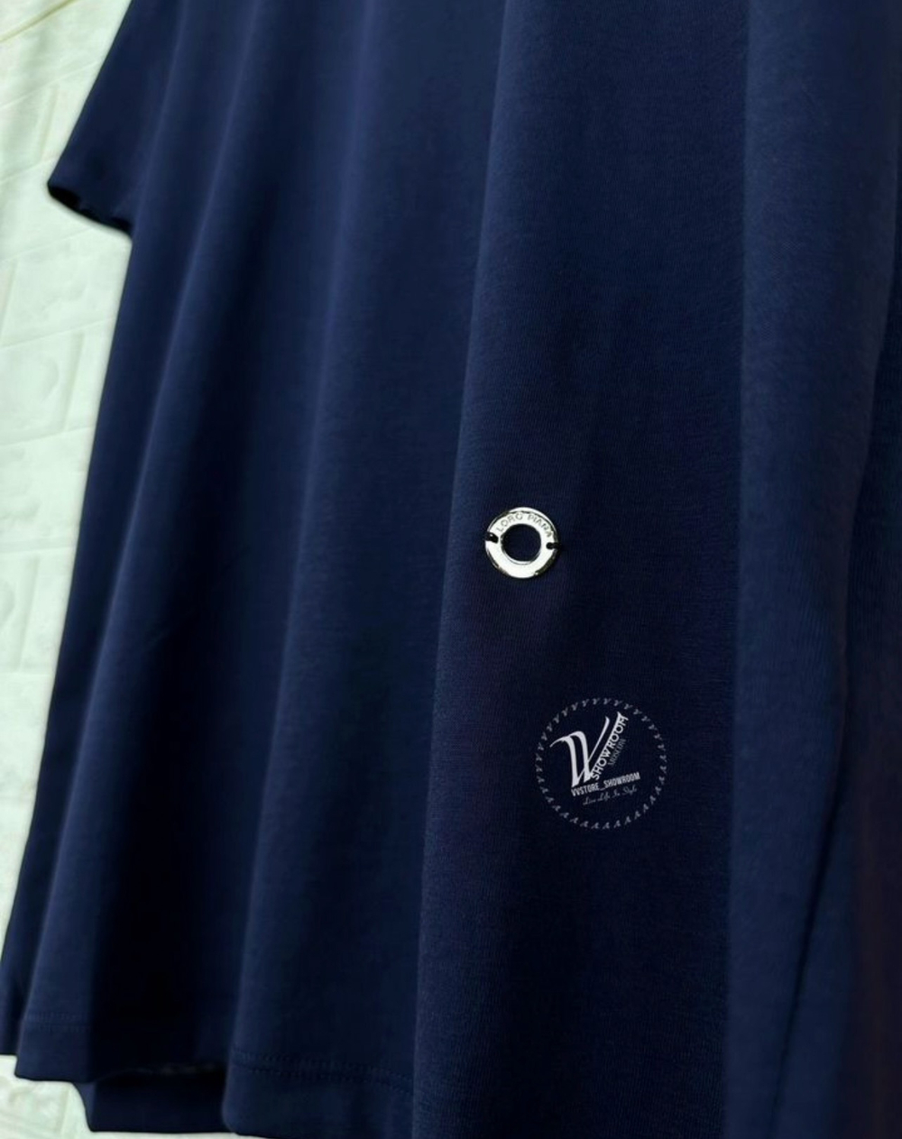 Футболка Loro Piana Marine Blue премиум