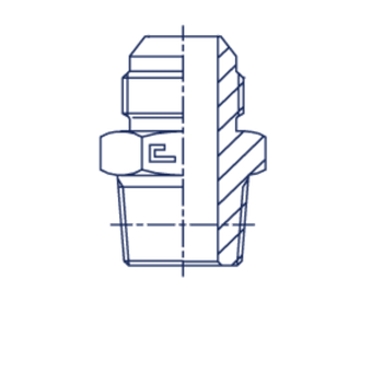 13 ПРЯМЫЕ NPT, УПЛОТНЕНИЕ ТИП C