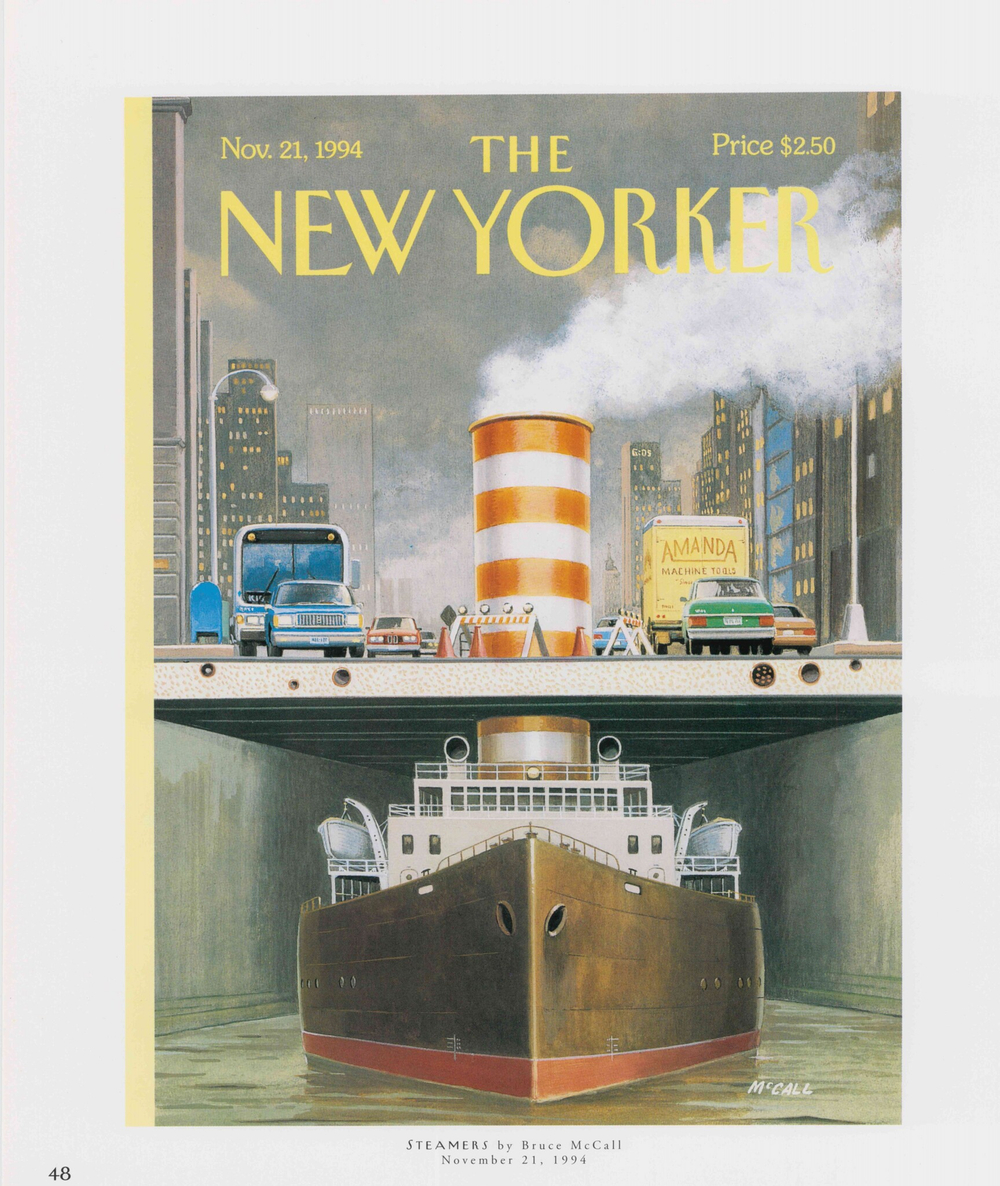 Постер журнала The New Yorker 21-11-1994, двусторонний