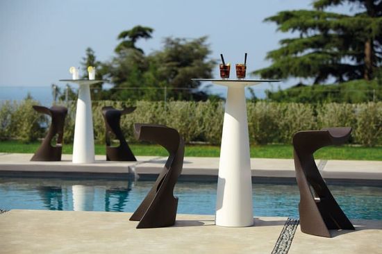 Стол из HPL пластика барный светящийся Hopla Lighting Италия