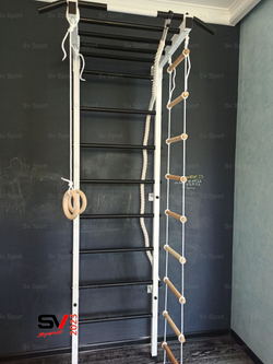 Монтаж шведской стенки Sv Sport в пеноблочные, газоблочные стены