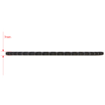 Звезда ведомая стальная SMP-R0808 49T SM-PARTS (JTR 808)