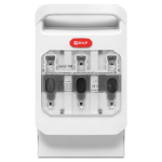 Выключатель-разъединитель УВРЭ v2 160А с дополнительным контактом (NO+NC) откидного типа под предохранители ППН (габ,00) EKF