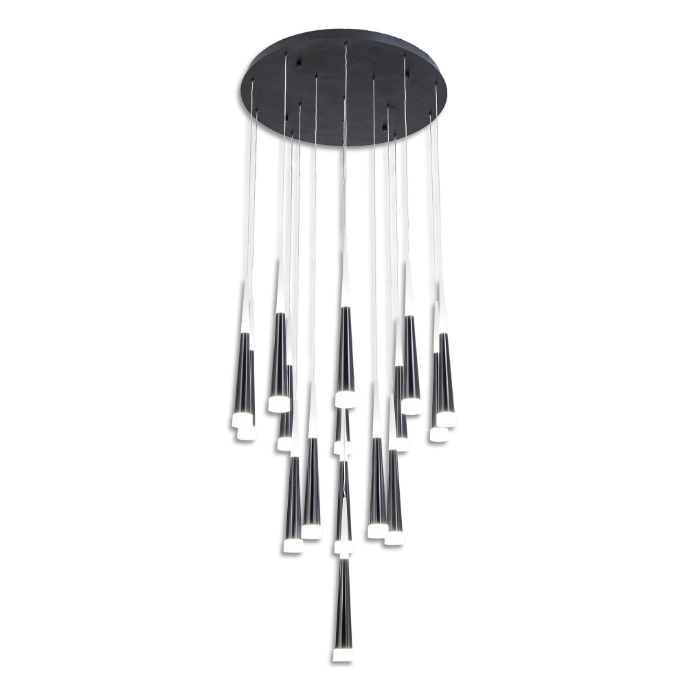 Citilux Вегас CL227161 LED Люстра каскадная Чёрная