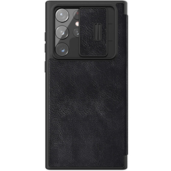 Кожаный чехол-книжка Nillkin Leather Qin Pro для Samsung Galaxy S22 Ultra