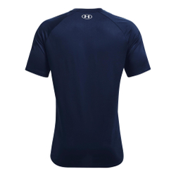 Мужское теннисное поло Under Armour Tech 2.0 Lockertag T-Shirt Men - Dark Blue, White