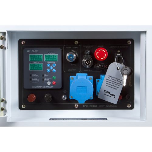 Дизельный генератор Hyundai DHY 12000SE - [ДГУ 10 кВт / 220V] эл. старт