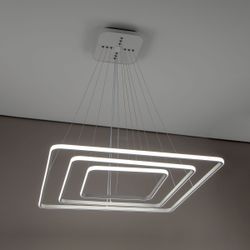 Citilux Неон Смарт CL731AK110E Умная подвесная люстра Белая