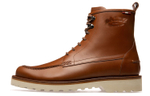 BALLY Nokor Short Mid Calf Combat Boots Men"s Brown