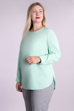 Блузка женская 1567А, тиффани #86Т091567А