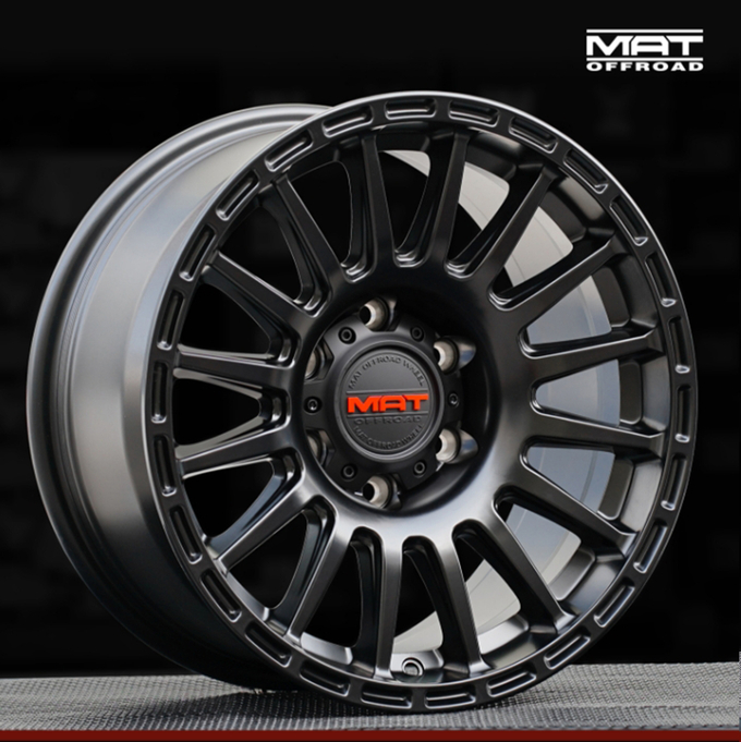 Диск колёсный литой MAT Offroad 1906 R17 8.0 ET+35 Matte Black