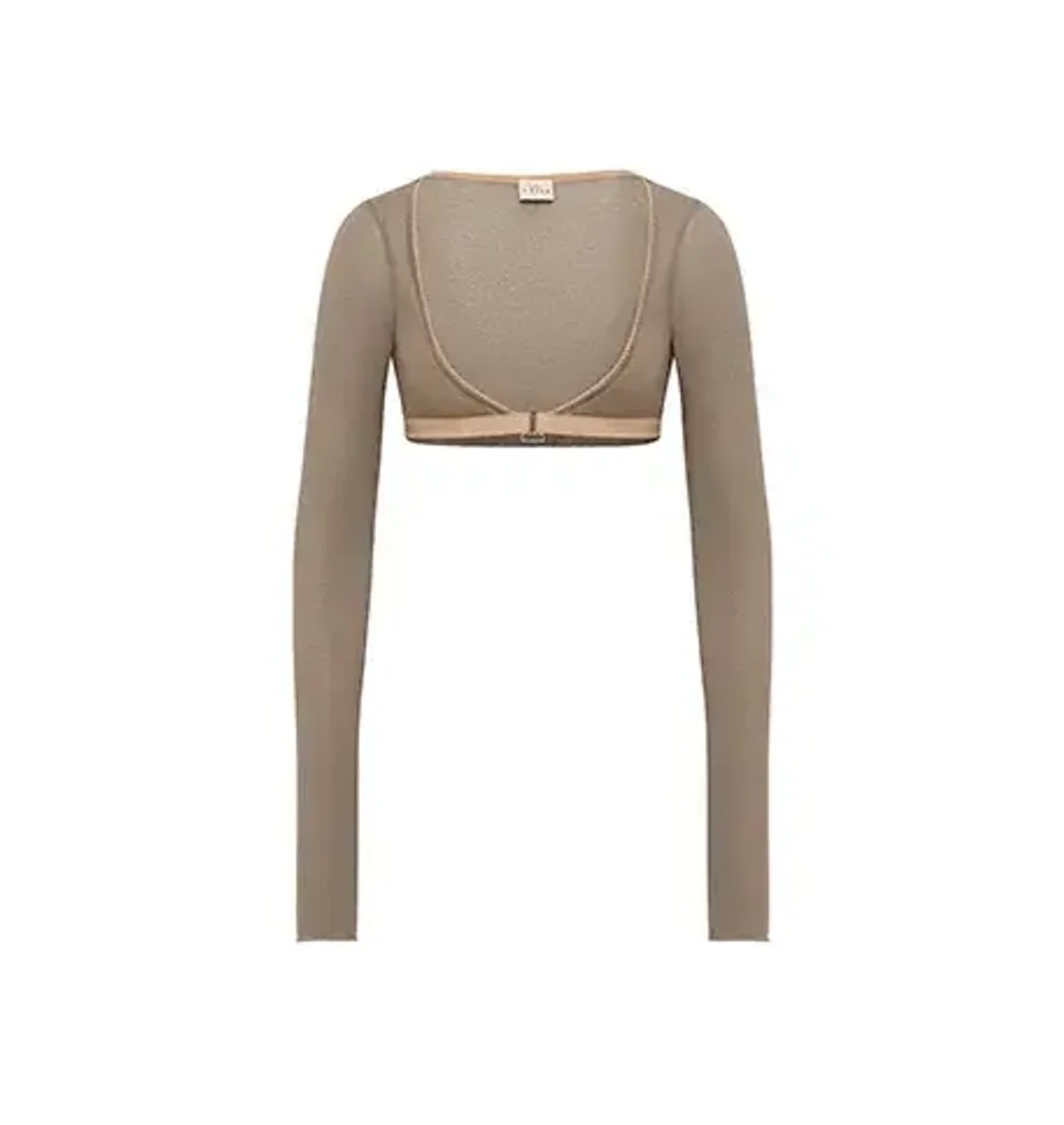 Болеро вторая кожа, Серо-Бежевое