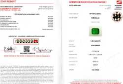 Изумруд, Октагон, 1 шт / 1,05 карат, Колумбия