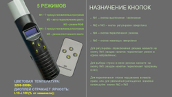 Видеосвет RGB лампа (палка) 50 см с пультом Light Stick LED светодиодный светильник меняющий цвет освещения моделей и предметов для съемки. Товар уцененный