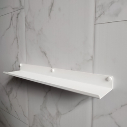 Полка MetaDec Plain настенная прямая, 50х10см белая, 1шт