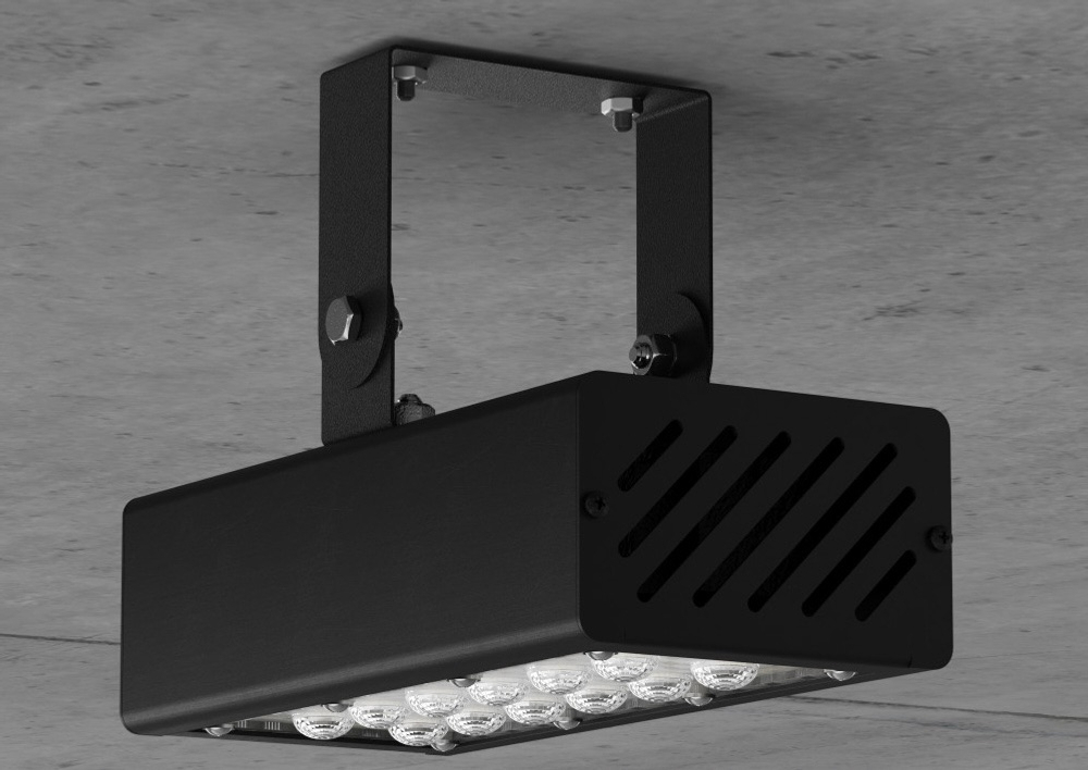 Светильник LED 25Вт 5000К 4050Лм IP67 Awax II U1 Lens D60 198х94х100мм DARKLUM