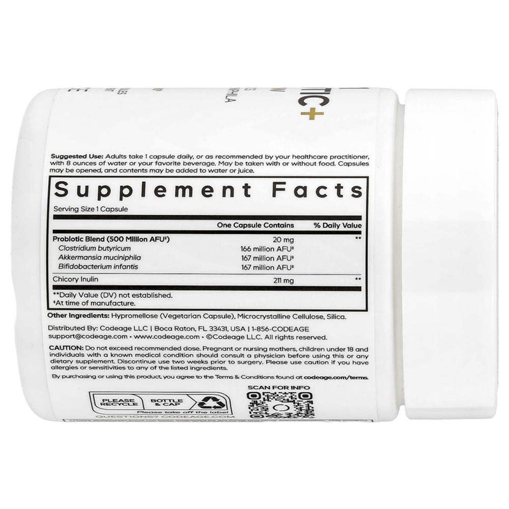 Codeage GLP-1 Probiotic 90 caps.