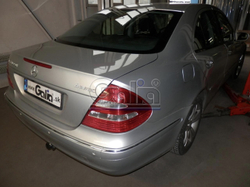Оцинкованный фаркоп на Mercedes E-Class w211 седан 2002-2009 (без электрики), Galia M104C