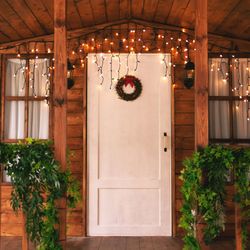 ULD-B3010-200-TBK WARM WHITE IP67 Бахрома светодиодная с эффектом мерцания. 3м. Соединяемая. 200 светодиодов. Теплый белый свет. Провод черный. TM Uniel.