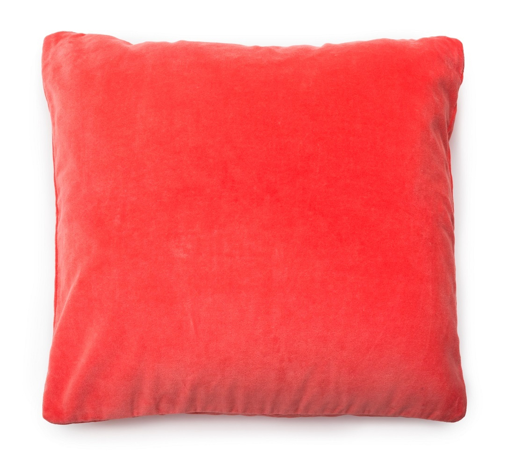 Подушка декоративная 45х45 Blanc Des Vosges Pacha Corail