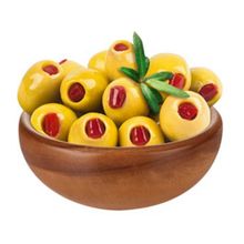 Оливки Erel Biberli XL фаршированные перцем 370 г