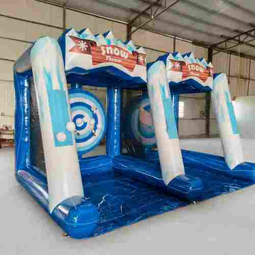 Надувной дартс «Снежки» на подкачке, размер 4,8×3×2,6 м