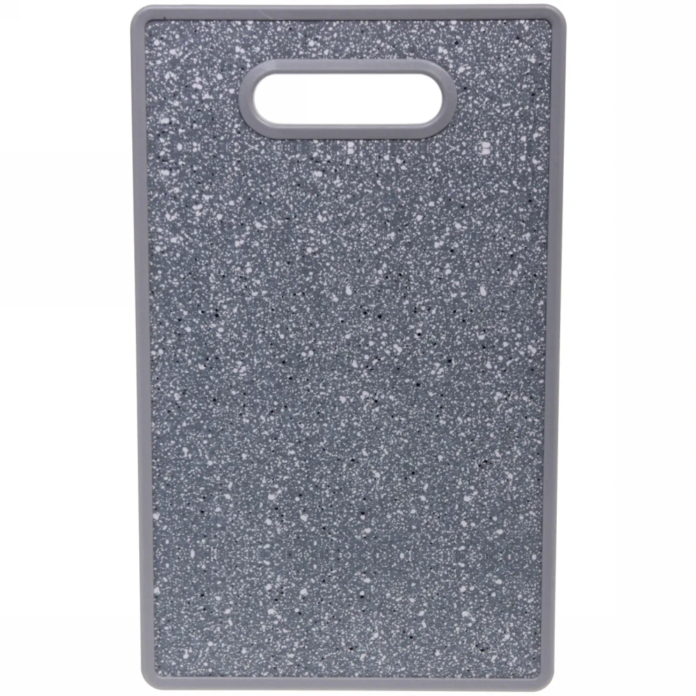 Доска разделочная пластиковая «Каменная крошка» 22*37см, серая