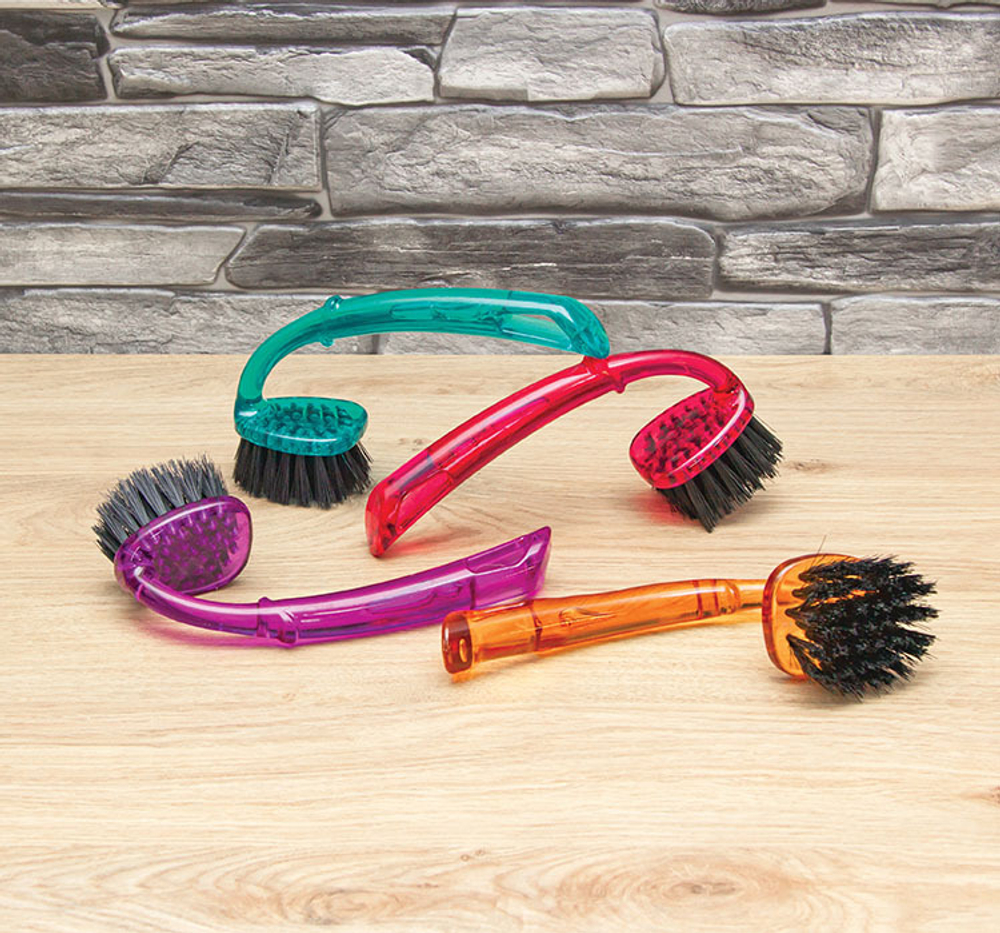 Щетка для мытья посуды ГЛЯНЕЦ (микс) М5203