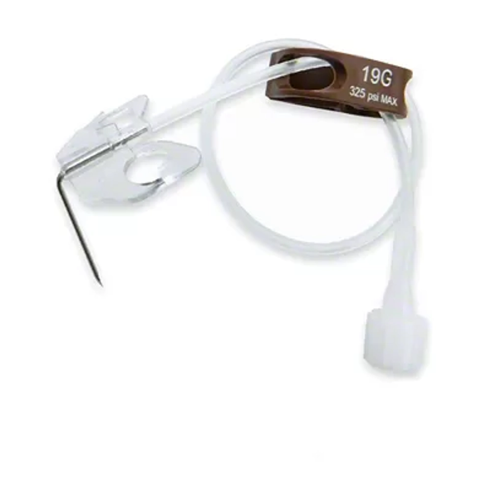 Игла-бабочка Surecan с удлинителем и крыльями для фиксации без Y-коннектора 20G 20 мм 15 шт