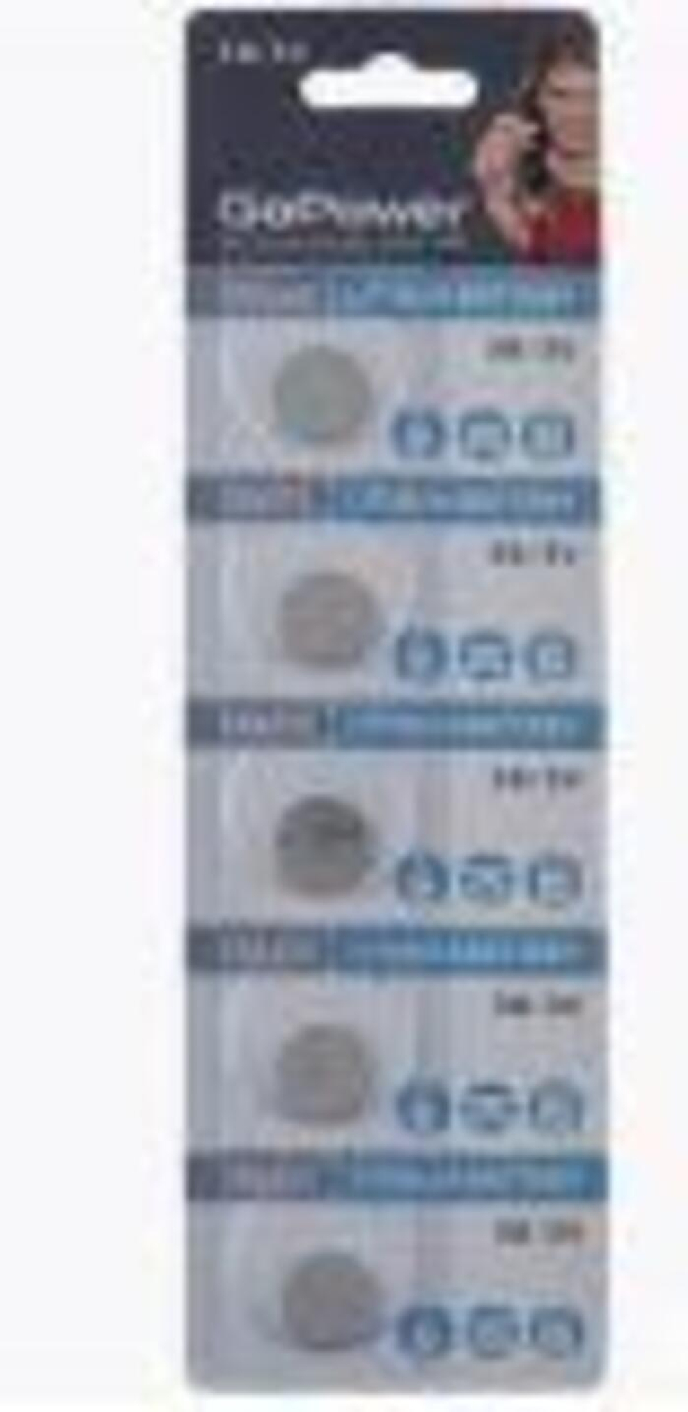 Батарейка GoPower CR1220 BL5 Lithium 3V (5 шт)