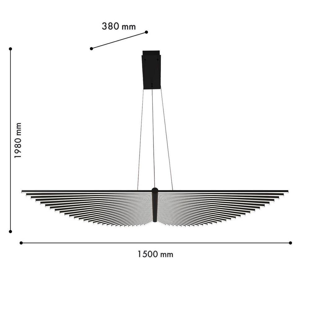 Подвесная светодиодная люстра Favourite Vingar 4381-1P