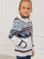 Кофта вязаная с капюшоном