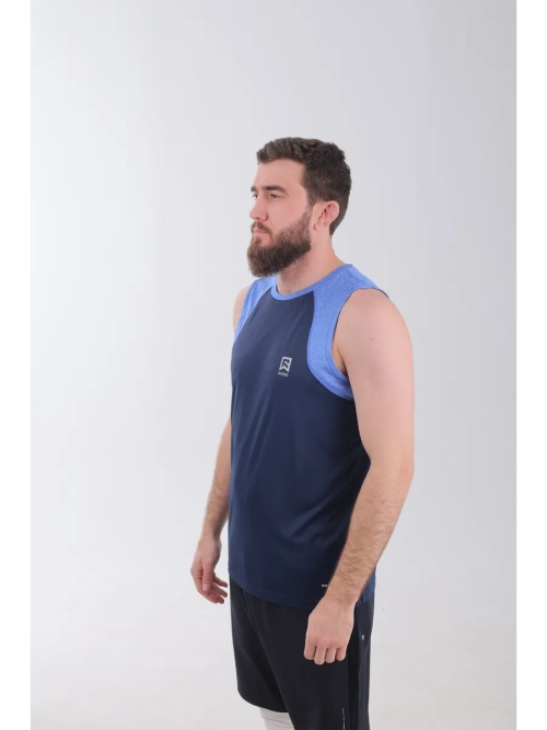 Спортивная футболка майка тренировочная без рукавов