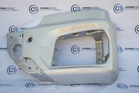 Бампер левое часть X5000 серебряного цвета (рестайлинг) DZ97189623061