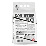 Наполнитель комкующийся минеральный CAT STEP Compact White Carbon, 5 л